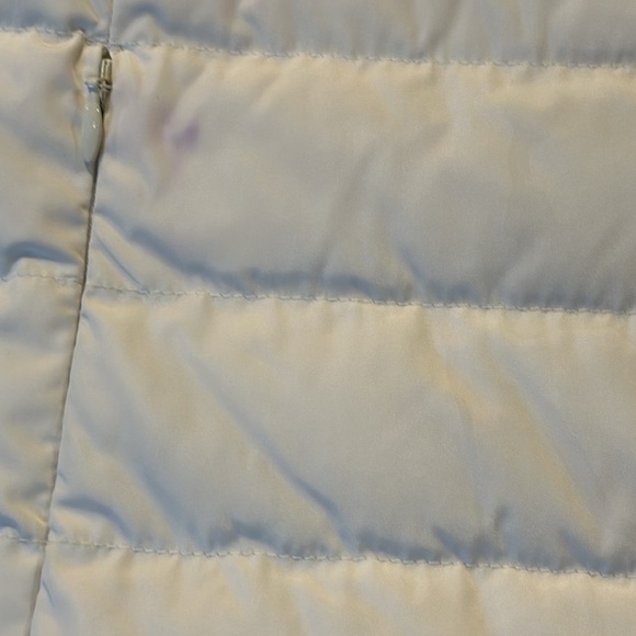 Talbots Cream Vest with Fur Collar Size Petite P - Picture 2 of 6